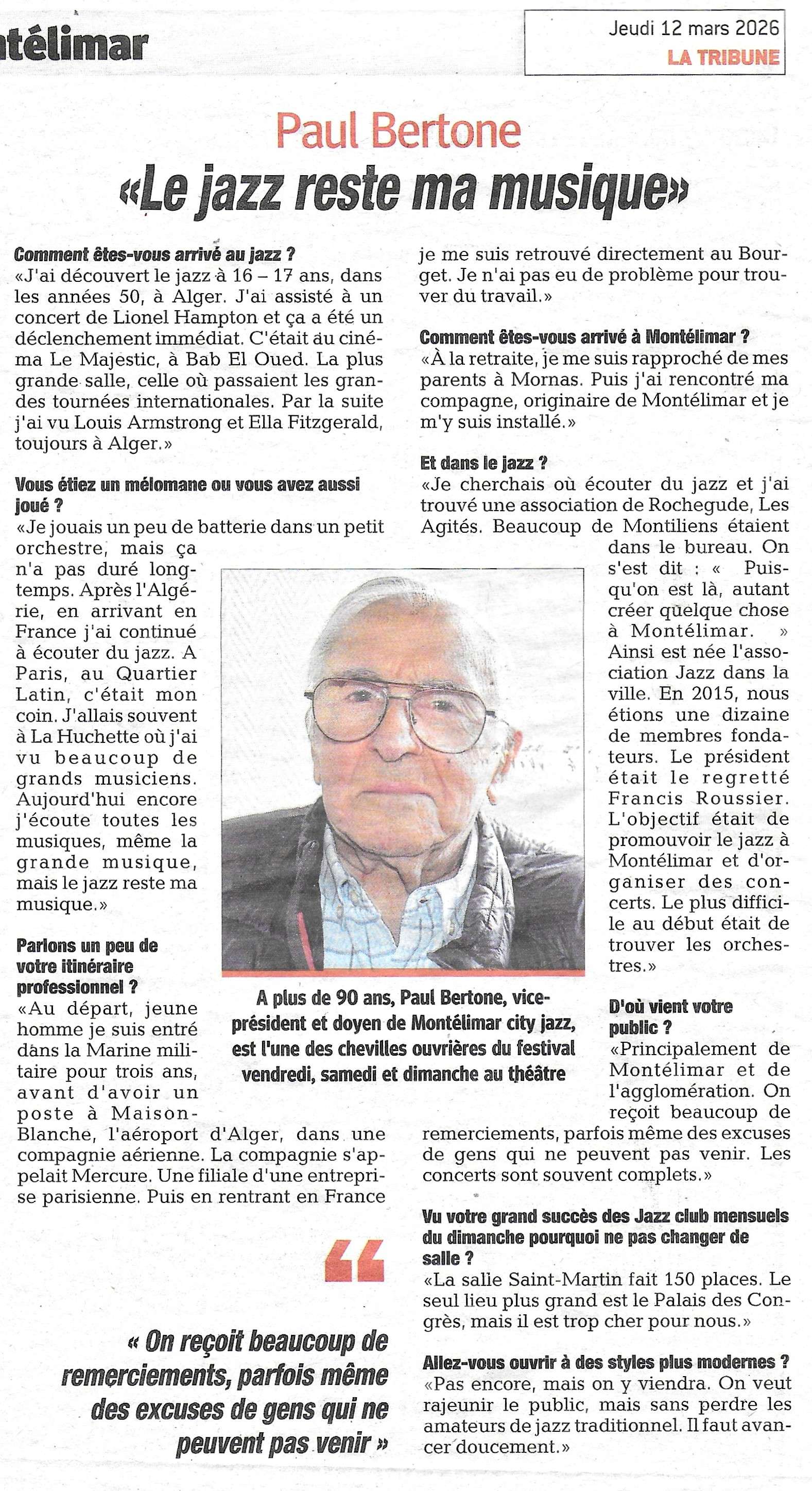 La Tribune 20 mars 2025